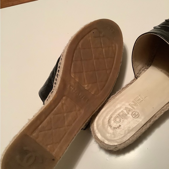 XX SOLD XXChanel espadrille slides - Picture 4 of 11